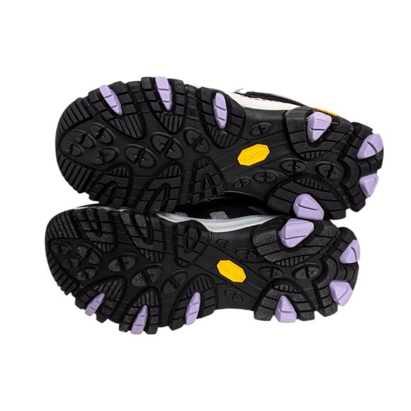 Merrell Women's Moab 3 Mid Waterproof Hiking Boot Black Pink Size 8.5 - Picture 4 of 10